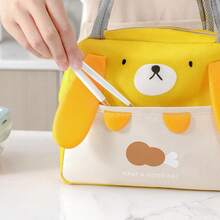 1pc Baby Cartoon Animal Insulated Lunch Bag, Baby Food Storage Bag, Portable Handheld Travel Bag - Multicolor 1 - View 3