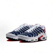 Nike Men Sneakers - Blue, White and Red - View 3