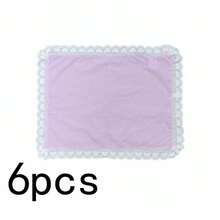 1pc/2pcs/6pcs Heart Lace Solid Color Placemats, Luxury High-End Coffee Mats, Decorative Mats For Dining, Photography - Multicolor - View 14
