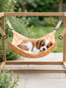 1pc - Plaid Double-Sided Pet Hammock Bed - Suitable For Small And Medium Cats And Dogs, Comfortable Fabric. Non-Sticking Hair. Suitable For All Seasons. - M - View 5
