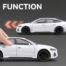 New RS7 Simulation Model - Exquisite Model Ornament - Three Doors Openable - Hatchback Trunk - Realistic Replica Model - Suitable For Office Decoration Collection - Exquisite Collectible Ornament - Home Decor - Gift Giving - Multicolor - View 3