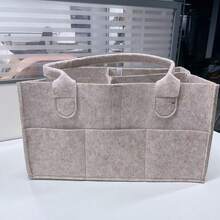 2/1pc 2mm Thick Felt Diaper Bag, 33cm*23cm*18cm, Portable Tote Bag For Moms, Baby Diaper Storage Bag And Milk Powder - Multicolor - View 9