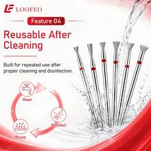 6PCS Diamond Nail Drill Bits, 3/32" Manicure Tools For Salon And Home Use - Multicolor - View 8