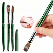 High Quality Nail Art Brush, Nail Art Pen, Gel Nail Construction Brush, Painting Tool - Dark Green - View 7