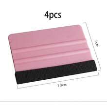 Bộ 4 dụng cụ dán phim kính ô tô bằng gạt cạnh nỉ, bộ dụng cụ dán phim vinyl cho ô tô, gạt cạnh thẳng cho kính ô tô, phù hợp cho mọi loại phim vinyl - Nhiều màu - Xem 11