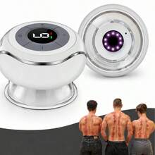Electric Body Massage Beauty Device, Smart Moxibustion Gua Sha Massage Tool, Suitable For Abdomen, Arms, Legs, Waist And Back, Ideal Holiday Gift - White - View 2