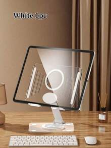 Adjustable Tablet Stand: 360° Rotating Desktop Holder, Compatible With IPad (4-12.9 Inches), Tablets, Phones, Foldable, Suitable For Home And Office - View 14