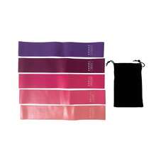 5pcs/Set Resistance Loop Bands Set With Storage Bag, Elastic Fitness Training Bands For Yoga, Pilates, Strength Training And Home Workout - A - View 12