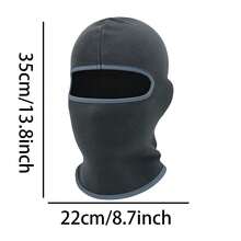 1pc Balaclava Ski Mask, Winter Warm Fleece, Cold Weather For Men Women Soft Warm Fleece, Breathable Mesh, Movable Face Cover, For Skiing Snowboard Motorcycle Cycling Outdoor Work - Multicolor - View 8