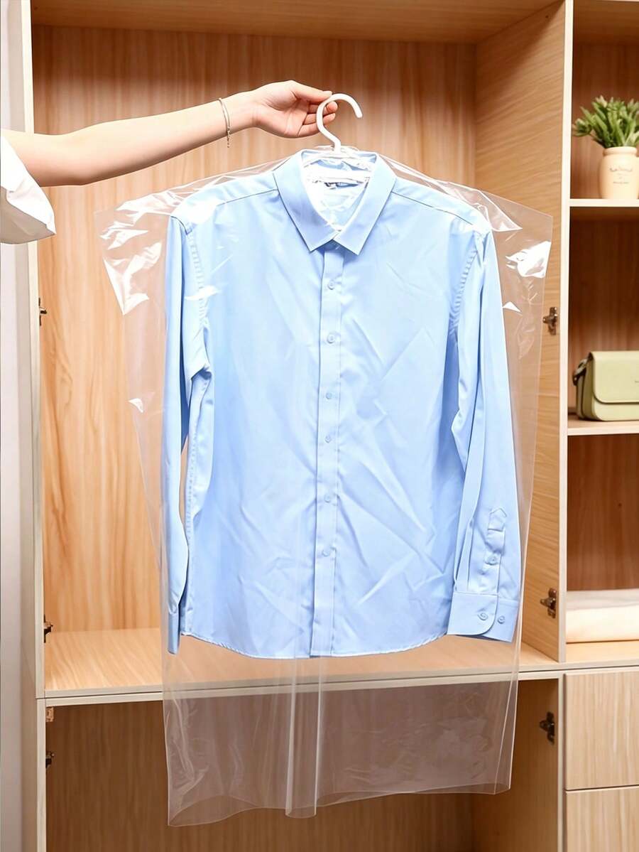 Transparent Garment Storage Bags, Suit Covers, Multi-Size Transparent Hanging Dust Covers, Breathable Clothing Protection Covers, Suitable For Coats, Suits, Jackets, Dresses - Multicolor - View 1