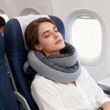 Twistable Spiral Travel Neck Pillow, Flexible Bendable Multi Shape Camping Head Support Pillow, Portable Soft U-Shaped Neck Rest For Airplane Car Outdoor - Multicolor - View 5