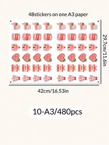 Customized Christmas Name Gift Labels Stickers, Personalized Holiday Labels, Suitable For Gift Boxes, Envelopes And Party Favors, Holiday Tree, Candy Cane, Bell Decoration, Customized Name Seal, Customizable Christmas Stickers, Christmas Gifts For Family And Friends, Merry Christmas - Style E - View 11