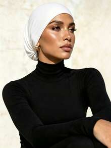 Double-layer Flat Top Hat - White