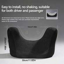 1pc Car Headrest Memory Foam Neck Pillow, All-Season Universal Car Interior Side Support Headrest For Car Seat - A - View 6