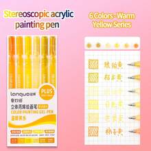 Glitter Effect Planner Pens, 9-Color Theme Set, Sparkling Art Pens, Suitable For Planner, Doodle, Greeting Card Making - 3D Relief Journaling Pen - View 14