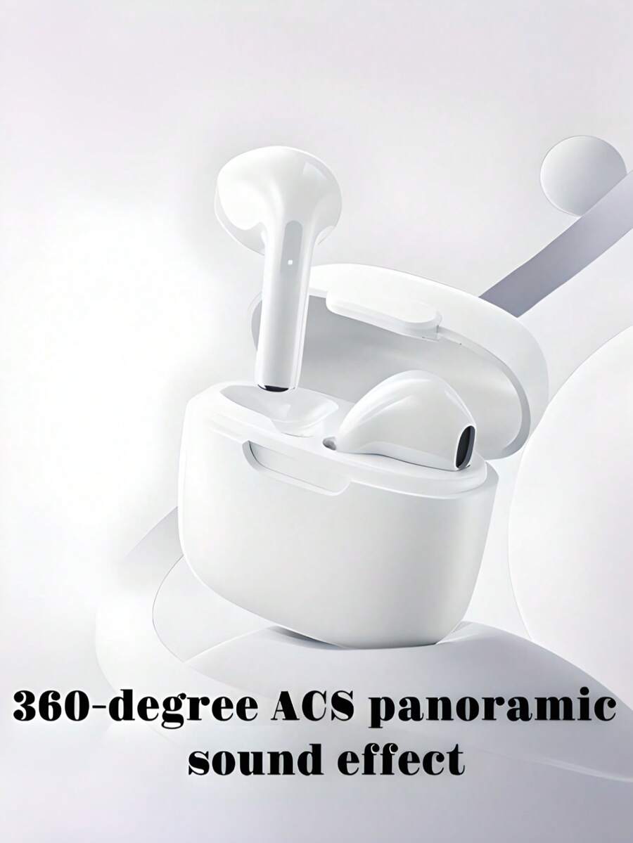 TWS Wireless Bluetooth Earbuds With Noise Cancelling HiFi Stereo Sound, Wireless Charging Case, Waterproof In-Ear Design, Long Battery Life, Designed For Travel, Fitness, Sports Training And Daily Comfortable Listening - Multicolor - View 1