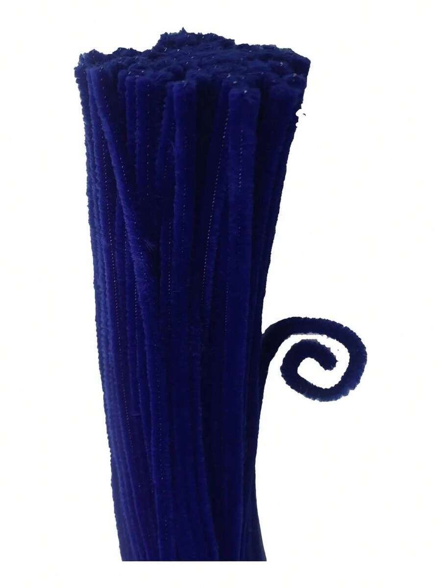 100 Chenille - Limpia Pipas Normal -manualidades = Full - 74N AZUL MARINO - Ver 1