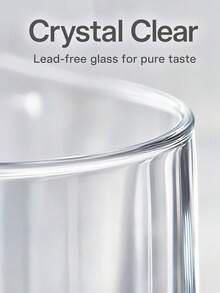 1pc Minimalist INS Style Mountain View Glass Cup, Fashionable Creative Transparent Beverage Water Coffee Modern Glass Cup, Suitable For Home, Water Bar, Restaurant, High Transparency Heat Resistant Glass Cup, Housewarming Gift - Multicolor - View 6