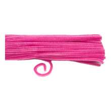 100 Chenille - Limpia Pipas Normal -manualidades = Full - 31 ROSA FUERTE - Ver 1