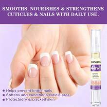 5ml 4-In-1 Rotating Pen Cuticle Oil, Moisturizes Nail Edge Skin, Softens And Nourishes Cuticle Layer, Strengthens Nails, Suitable For Daily Nail Care - 1PC - View 6