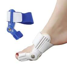 Almohadilla correctora de hallux valgus, modelo de hueso, alivia el dolor de los dedos, corrector para el cuidado de los dedos, paquete de 1/2 par. YXAY - 1Pair - Ver 9