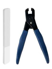 2PCS Nail Clippers Nano Glass File Set- Toenail Clippers For Thick Nails, Ergonomic Manicure Tool Kit - Multicolor - View 8