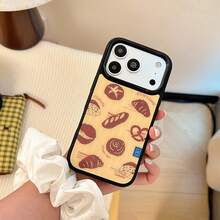 GUCADI Unique Bread Shaped Phone Case, Compatible With IPhone 18 Pro Max, Apple 17 Pro And 16/15. This Phone Case Has A High-End Texture And Innovative Design, Making It An Ideal Choice For Huawei And Phones. It Features A Unique, Creative, Vintage, Geometric, Colorblock, Niche, Luxury And -Style Design. - Yellow - View 4
