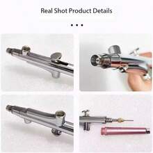 1 PC Portable Single Action Airbrush 0.3mm Nozzles Spray Gun Pen For Model Cake Nail Car Painting Beauty Inkjet - Multicolor - View 4