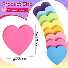 240 Sheets Assorted Shape Sticky Notes, Heart Star Flower Multicolor Self-Adhesive Memo Pads, Cute Decorative Sticky Notes, Back To School Must Have, Festive Holiday Decor For Student DIY Crafts - one-size - View 4