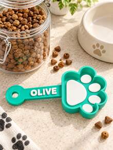 1pc Personalized Custom Pet Feeding Spoon, Customizable Pet Name, 3D Printed Cat Dog Feeding Spoon, Custom Pet Name Measuring Spoon, Pet Feeding Accessory, Unique Pet Gift - Multicolor - View 6