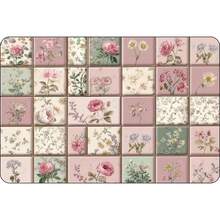 1pc Pink Floral Print Stove Top Protector Mat, Dining Table Placemat, Bar Countertop Waterproof Mat, Drying Mat, Drainage Mat, Coffee Machine Mat, Washing Machine Top Protector Mat, Extra Large Draining Mat, Mouse Pad, Coffee Cup | Tableware Draining, Absorbent Quick-Drying Draining, Waterproof Oil-Resistant, Washable And Reusable, Suitable For Kitchen | Cafe, Tea Cup, Coffee Cup, Coffee Machine Accessories, Home Decor For Coffee Lovers, Rental Home Renovation, Perfect As Housewarming Gift, Halloween Gift, Christmas Gift - Multicolor - View 10