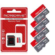 Microdrive Pro Plus Micro SD Card Class10 TF Memory Card With SD Adapter, Ideal For Dash Cam, Security Camera, Smartphone Storage - View 1