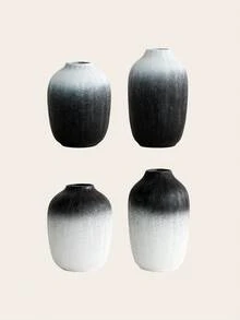 1pc Creative Gradient Resin Vase, Exquisite Finish With Multiple Styles. Great Decor For Garden, Windowsill, Desktop And Living Room. Ideal Ornament & Gift For Anniversaries, Holidays, Family And Friends. - Vase - View 10