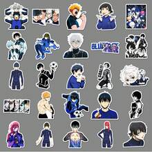 Hasbro 50pcs Blue Lock Graffiti Personalized Cartoon Anime Creative Decorative Phone Case Luggage Stickers Waterproof - Multicolor - View 4