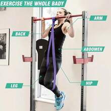 Resistance Band, Pull-Up Band, Pull-Up Assist Band, Exercise Band, Workout Band, Leg Resistance Band, Exercise, Muscle Training, Body Shaping, Unisex - Multicolor - View 4