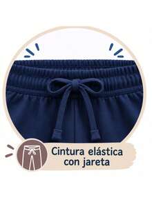 Tween Boys Pants - Navy Blue - View 4
