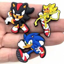 Hasbro Panini 20pcs/1set Sonic The Hedgehog Croc Shoe Charms, Game Character Soft PVC Shoe Decorations, Suitable For Clogs And Sandals - Multi-color - View 4