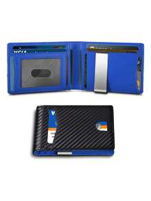 HOVI'S Men's Wallet Anti-Theft Slim Wallet For Men & Card Holder For Men With Clip Fashion Thin Multifunction Men Credit Card Holder Front Pocket Wallet - Multicolor - View 7