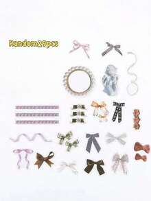 29pcs Bow Cartoon Cute Sticker Pack, Back To School Creative Fun Waterproof Candy DIY Stationery Stickers, Fresh And Adorable Patterns, Waterproof Wear-Resistant Easy Peel Without Residue, Multi-Functional Versatile Decorative Stickers. Suitable For Planner Decoration, Scrapbooking, Collage, Bullet Journal, Notebook, Handmade Crafts; Can Decorate Badge Storage, Mouse Pad, Magazine, Pencil Case - Multicolor - View 7