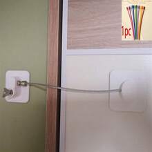 1pc Lock, High-End Protective Device Lock, Multi-Function Cabinet Door Lock, Window Lock, Refrigerator Lock, Baby Baptism Home Decor Gift - Multicolor - View 6