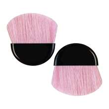 Bộ 1/2 cọ mini đánh phấn má hồng, cọ trang điểm nhỏ đa năng dùng cho mặt, cọ du lịch cầm tay lông mềm cho vùng má - Hồng - Xem 13