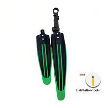 TOSUOD Mountain Bike Mudguard, Universal Front And Rear Wheel Mud Guard, Quick Release Installation, Stable And No Shaking, Effectively Blocks Mud And Water Splashing, Essential Protective Accessory For All Types Of Mountain Bikes, Commuting And Off-Road Cycling - Multicolor - View 12