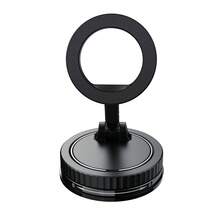 ACER MC11B1 Magnetic Car Phone Mount Vacuum Suction Metal Material Suction Cup Dashboard Anti-Shake Navigation Phone Holder Rotatable Foldable Portable Multi-Functional Universal Heavy-Duty Strong Adhesive Large Magnetic Force - Black - View 12