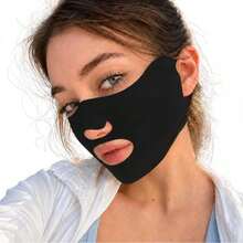 1pc Unisex Elastic Cool Breathable Water-Drinking Face Mask, Summer Outdoor Sports Sun Protection Mask Suitable For Hiking, Cycling, Running And Multiple Fitness Activities - Multicolor - View 4