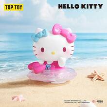 [Zhao Lusi Style] TOPTOY Sanrio Hello Kitty Summer Beach Series Figure Blind Box Gift - Multicolor - View 3