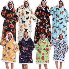 1PC New Warm Bathrobe Home Bathrobe Slouchy Bathrobe Oversized Extra Thick Extra Long Adult Hooded Bathrobe - Multicolor - View 8
