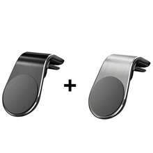 1pc Magnetic L-Shaped Car Air Vent Phone Holder, Horizontal & Vertical Universal, Suitable As Birthday Gift, Home Or Friend's Car Accessory, Car Phone Mount - Upgraded Air Vent - View 19