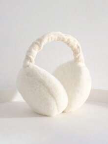 1pc Unisex Kids Soft Cute Plush Ear Muffs, Warm Anti-Freeze Anti-Cold, Portable Foldable Winter Outdoor Accessory - Hamburger Earmuffs - View 14