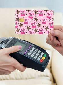 2pcs Credit Card Privacy Protection Stickers, Cherry Blossom Pattern Birthday Gift PVC Material Anti-Fingerprint Anti-Scratch Wear-Resistant Card Skin, Card Protector, Suitable For Men, Women, Couples, Chip Cards, Bank Cards, Decoration Stickers, Credit Cards, Transit Cards, Student Campus Cards, Personalized DIY Customization - 2pcs - View 5