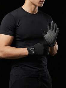Equestrian Sports Gloves, Touchscreen Anti-Slip Riding Gloves, Suitable For Outdoor Mountain Hiking, Cycling, Horse Riding - Multicolor - View 2